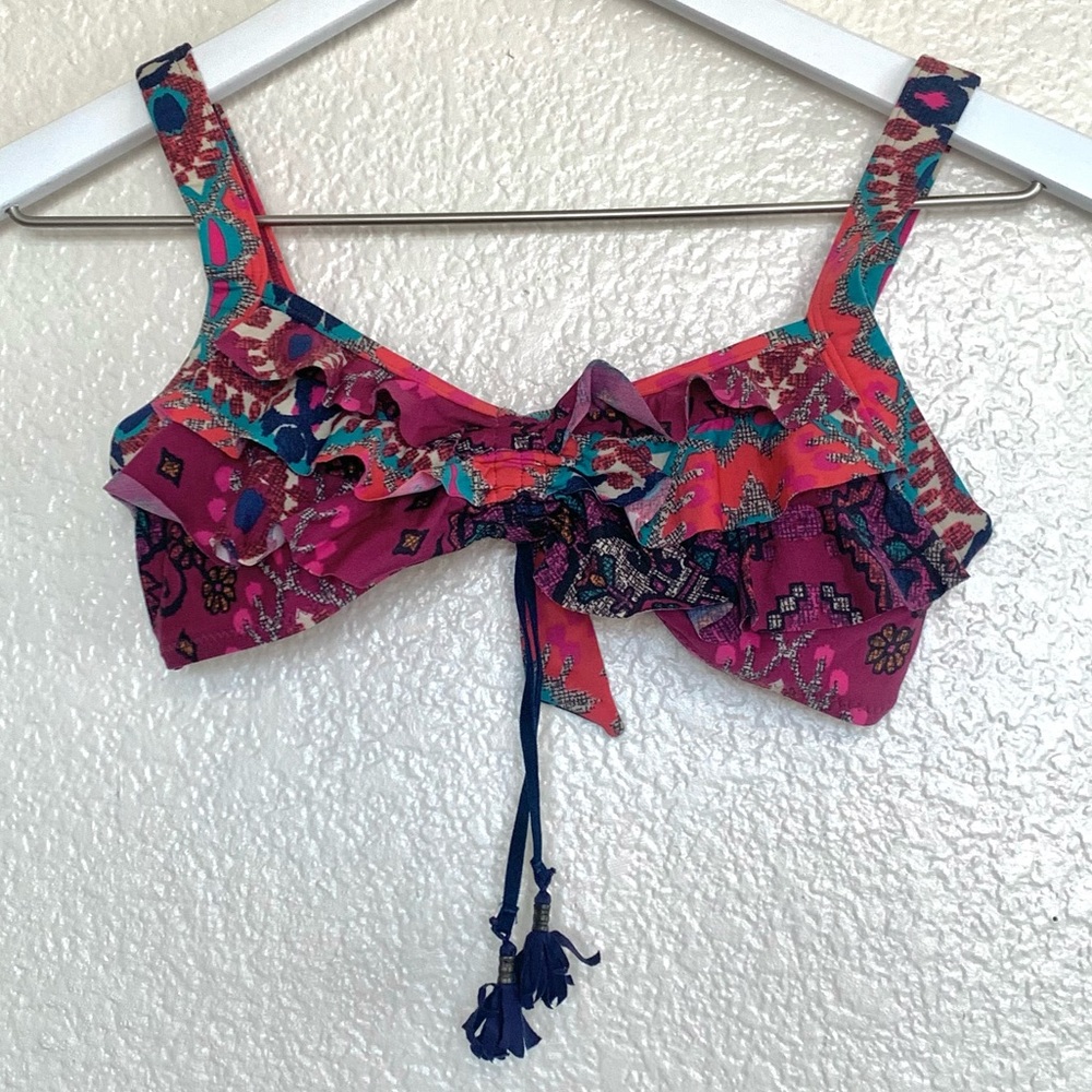 Zingara Girls Ruffle Ruched Bikini Top - Picture 4 of 9